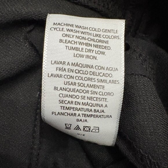 Time And Tru Womens Black Jeggings Skinny Pants L(12-14) Stretch Comfortable Fit - Picture 5 of 9